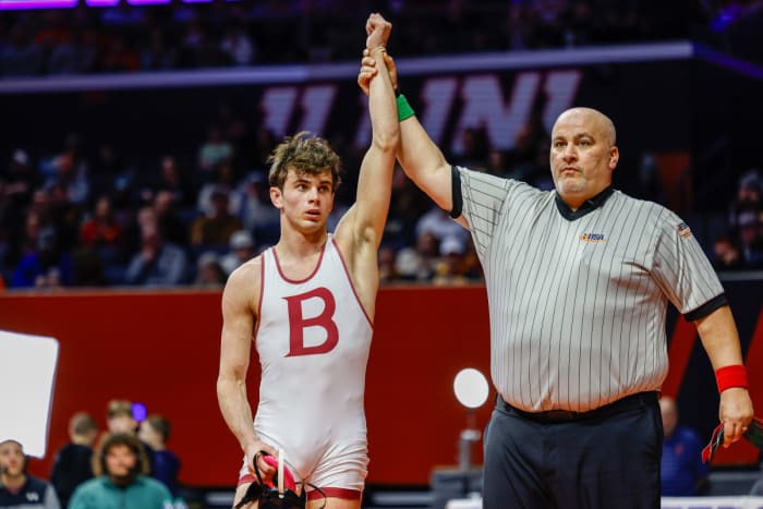 Illinois wrestling championships February 17 2024 Nate Latsch 25911